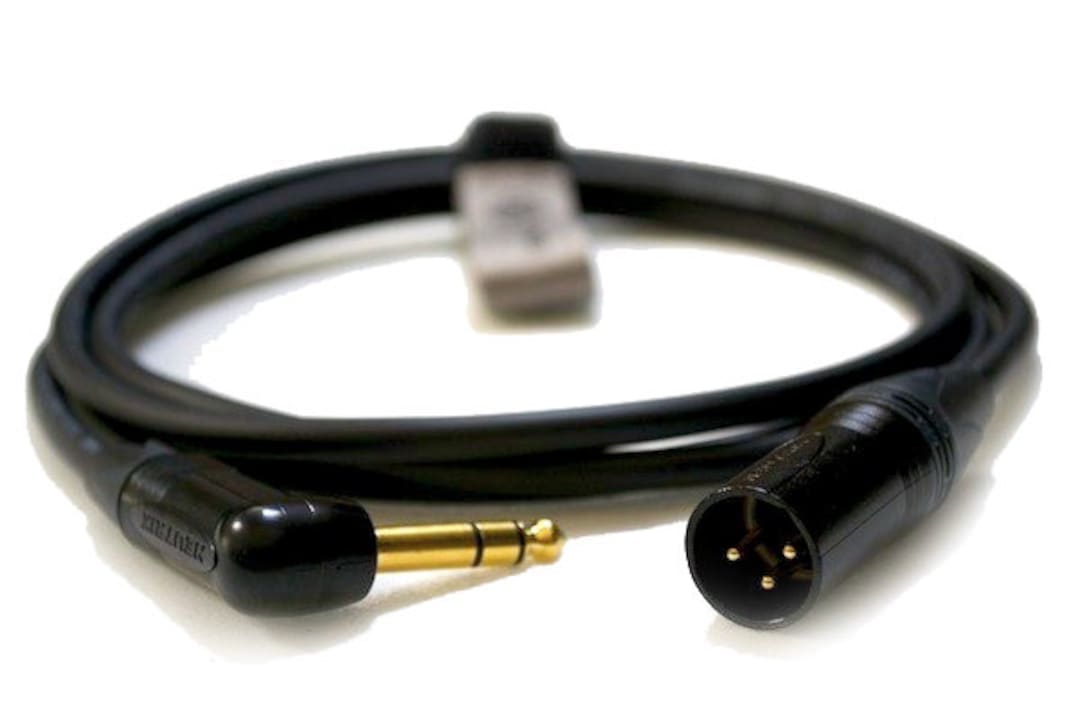 Professional Studio Monitor Lead 1/4 Right Angle Stereo Jack Male 6 ...