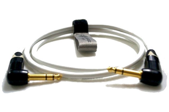 1m REAN (by Neutrik) Male XLR to Mono Jack Cable. Unbalanced TS Lead