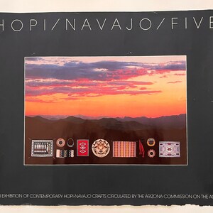 Cartel de la exposición HOPI/NAVAHO
