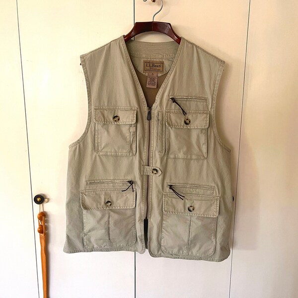 1990s LL Bean Fishing Safari Utility Vest