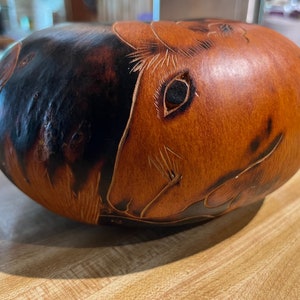 Stylish Hand Carved Mexican Gourd