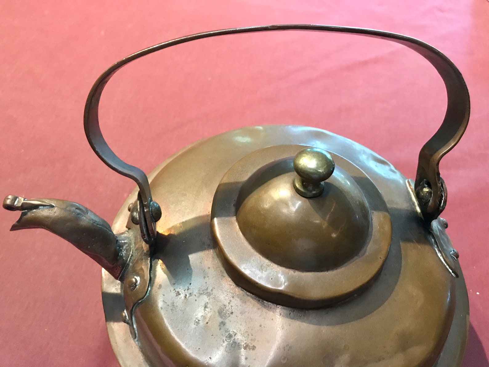19thc. Norwegian Copper Tea Kettle Etsy