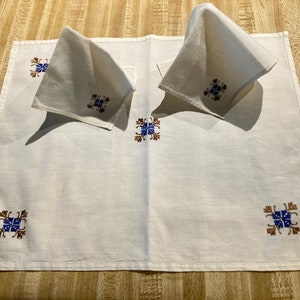 Set of Three Vintage Nordic Table Mats