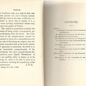 1849 Aufsatz über den Tanz