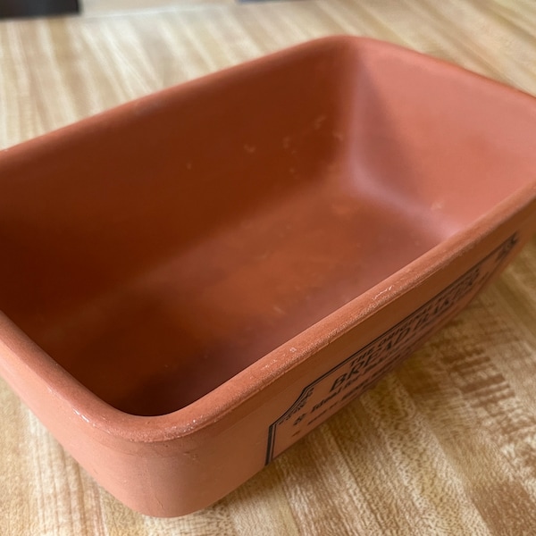 English Terra Cotta Loaf Pan