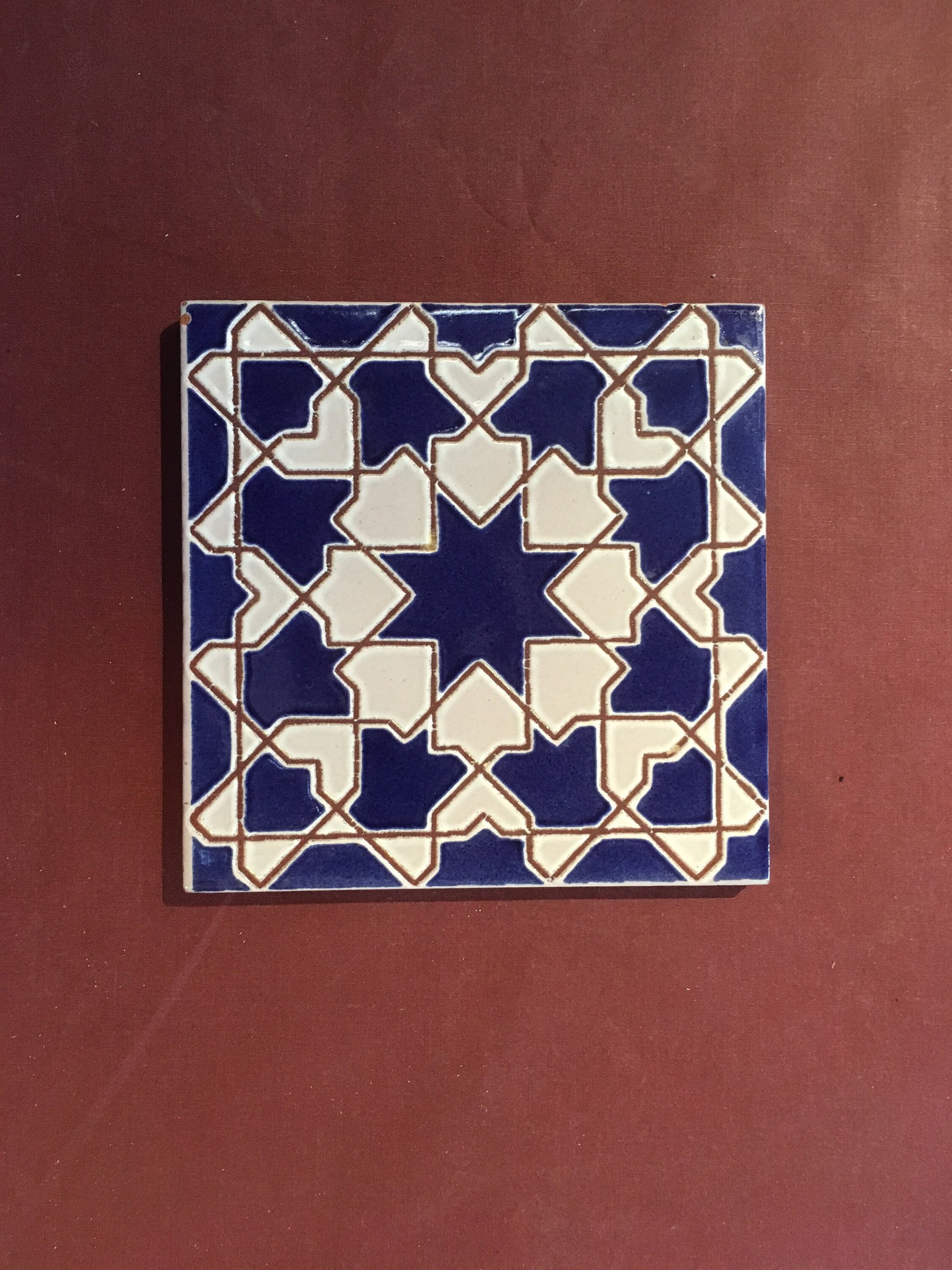 Moorish Design Ceramic Tile 50