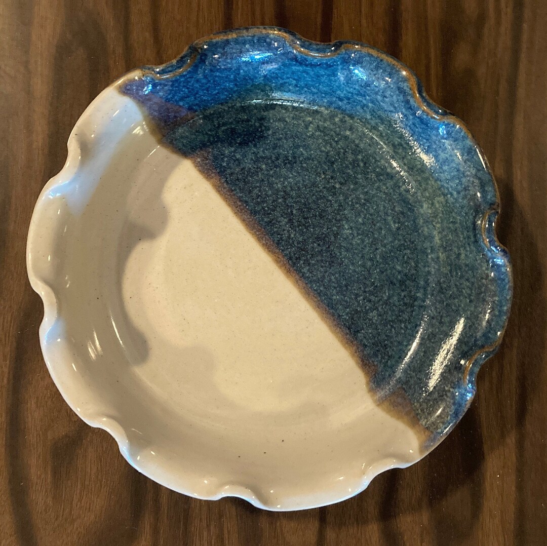 SEAGROVE Fluted Edge Pie Plate Etsy