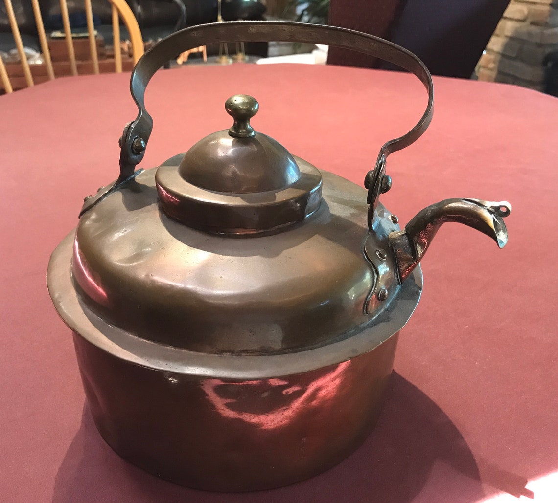 19thc. Norwegian Copper Tea Kettle Etsy