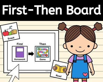 Tablero editable primero y luego con imágenes de autismo para ABA en materiales de gestión del comportamiento y análisis de comportamiento de BCBA