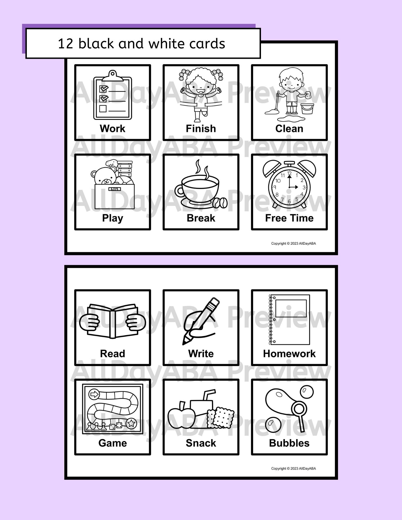 Editable First Then Board With Autism Visuals for ABA in Behavior ...