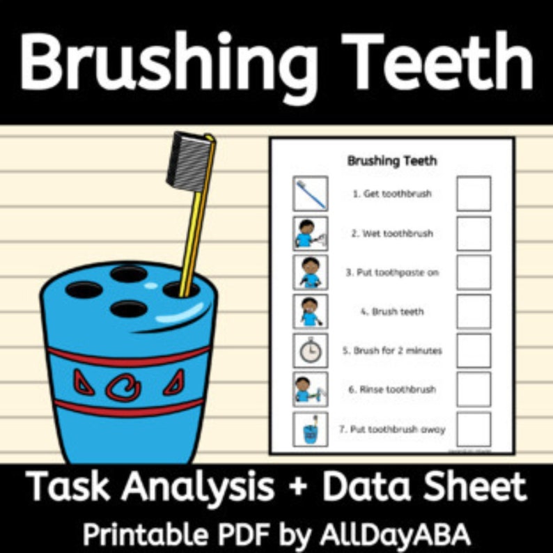 brushing-teeth-task-analysis-visual-schedule-and-data-sheet-etsy