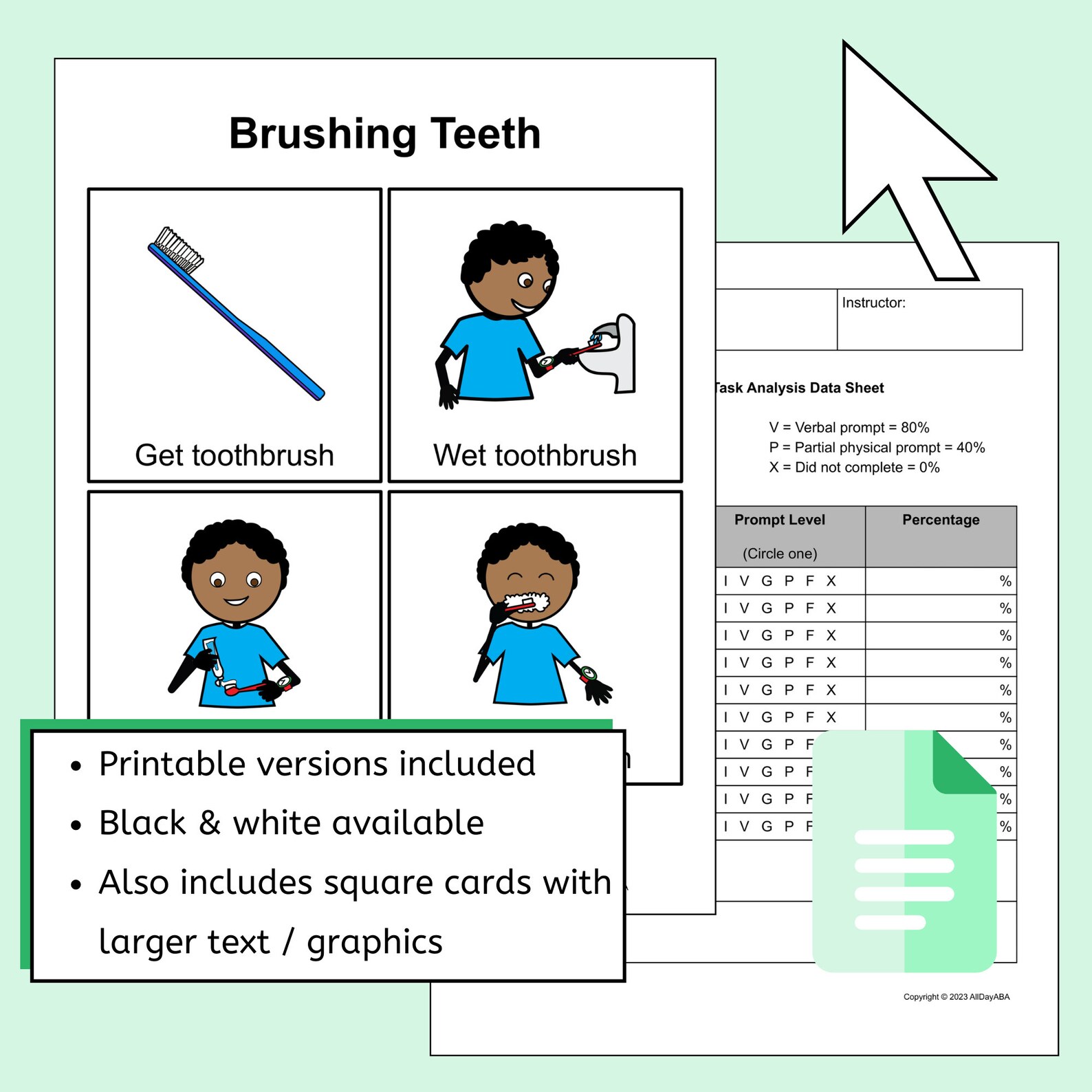 brushing-teeth-task-analysis-editable-visual-steps-and-data-sheet-for