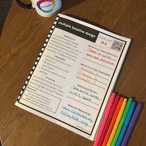 ABA Study Booklets Bundle - BCBA Exam Prep for 5th Edition Task List ...