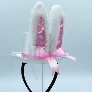 Bunny Ears Adult Men COSAVOROCK Easter Bunny Top Hat For