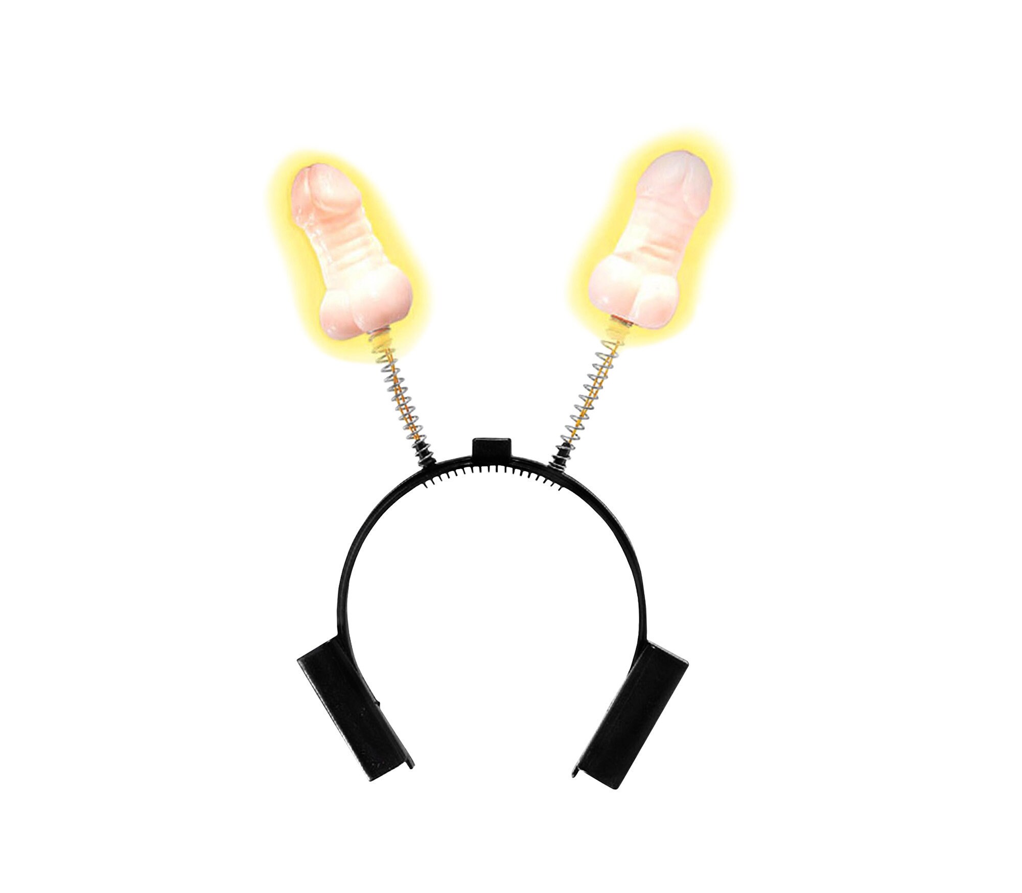 Unisex Adult Light Up Penis Shaped Willy Bopper On A Headband Bachelo…