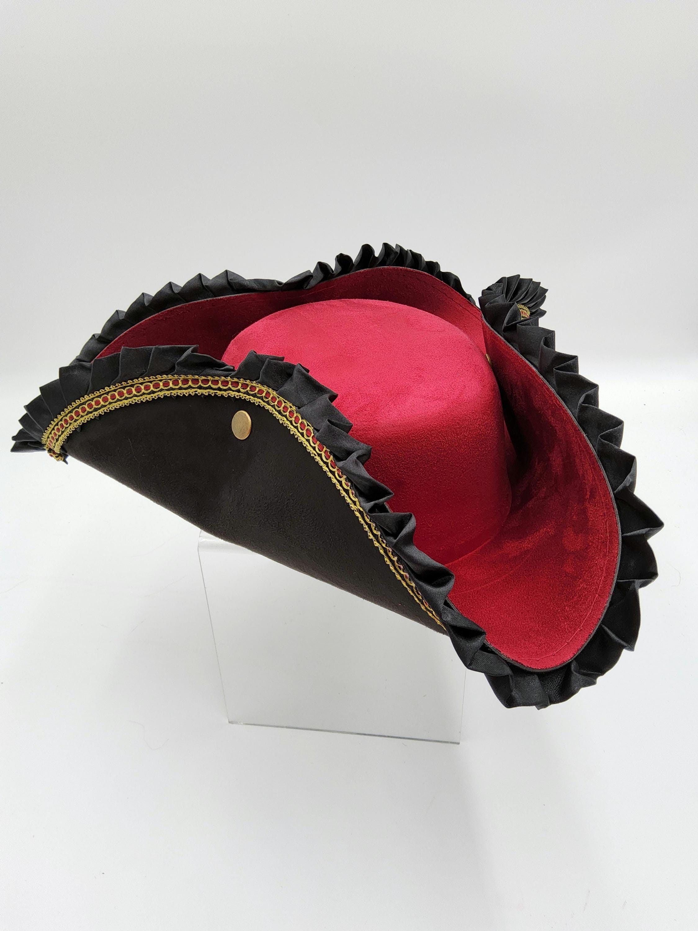 Tricorn Mini Hat + Gold Edge Hats Unisex Tricorn Mini Hat + Gold Edge Hats Unisex