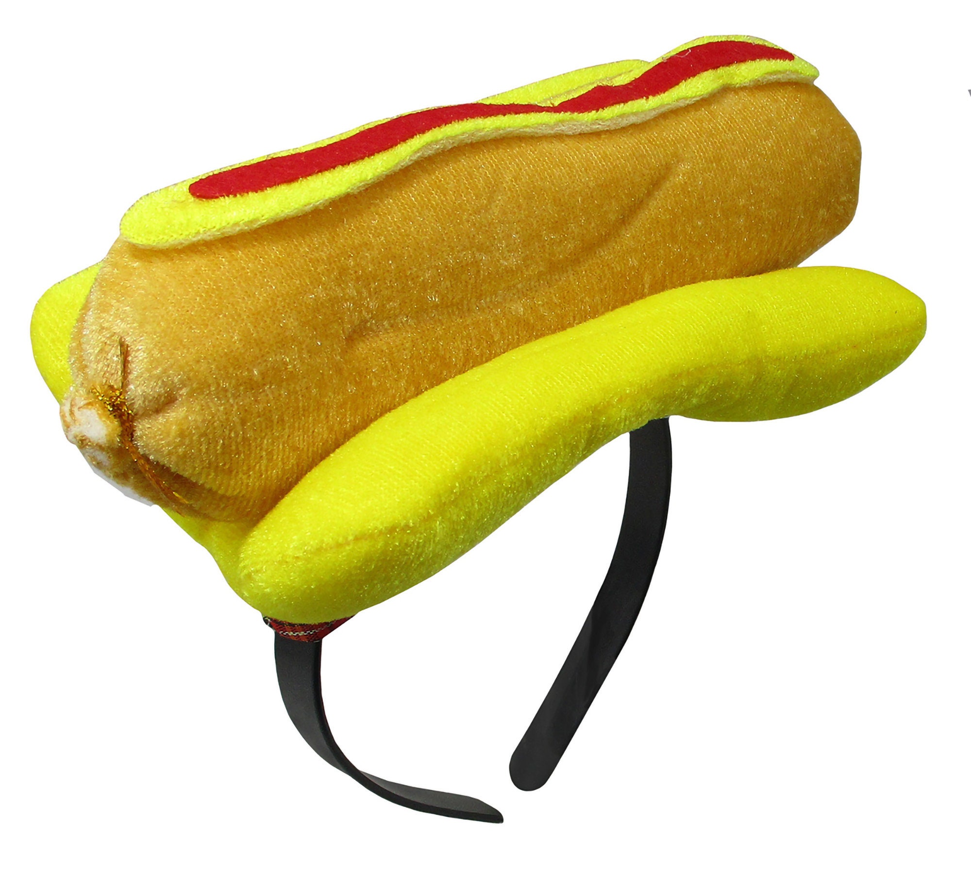 Mini Velvet Hot Dog Hat on Headband Food Vendor Party Costume - Etsy