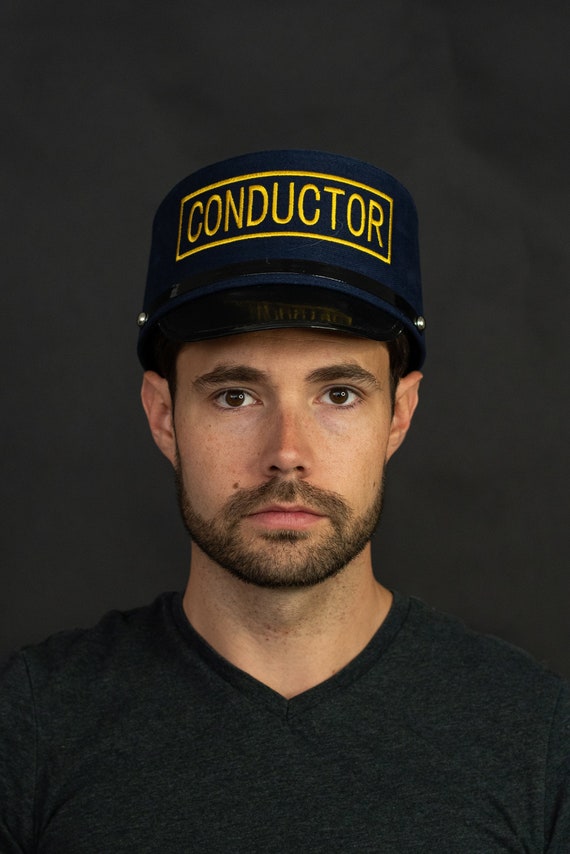 Mens train conductor hat hotsell
