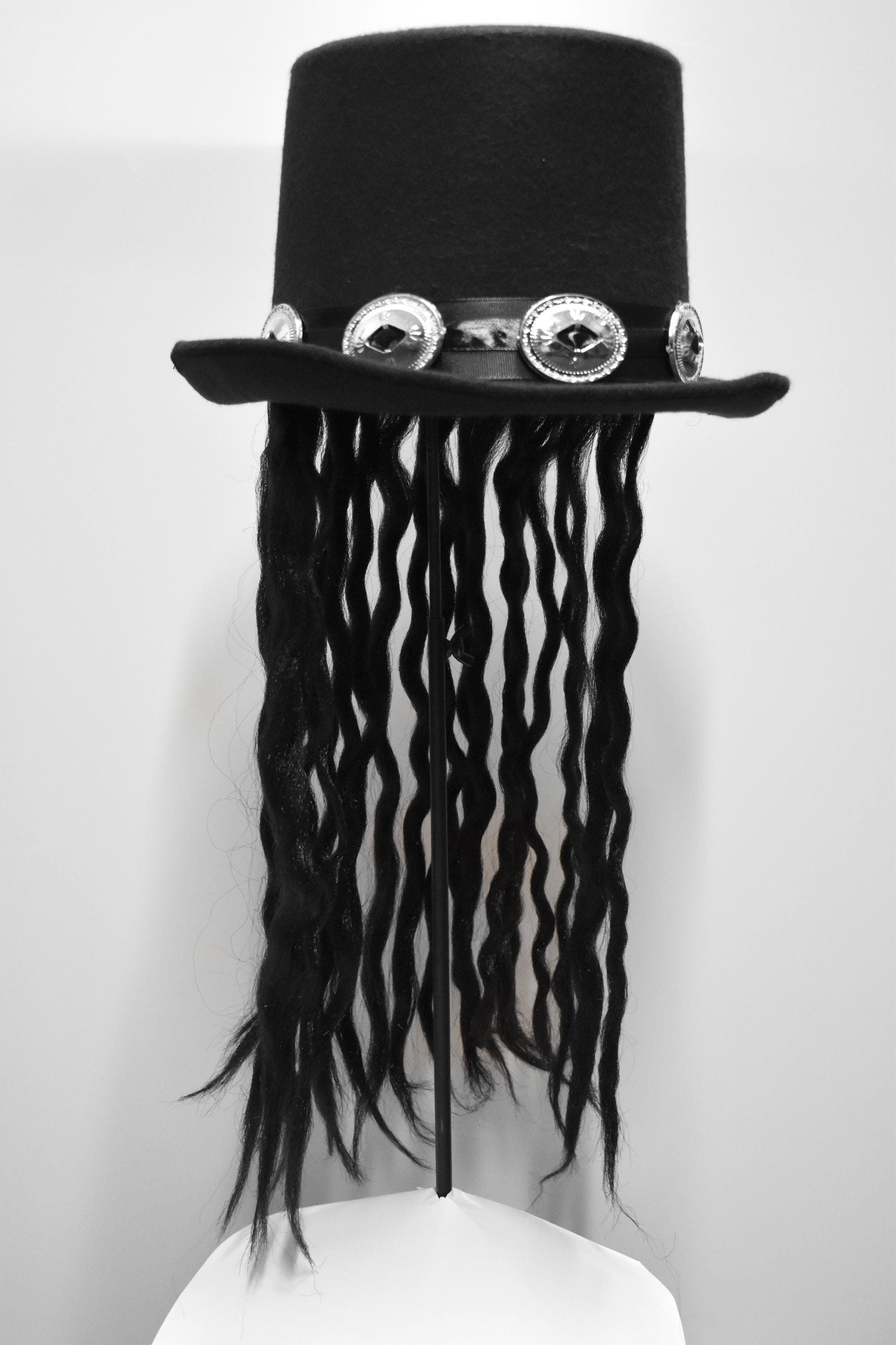 Deluxe Witch Doctor Top Hat Adult Black Brown Dreadlocks Feathers Deluxe Witch Doctor Top Hat Adult Black Brown Dreadlocks Feathers