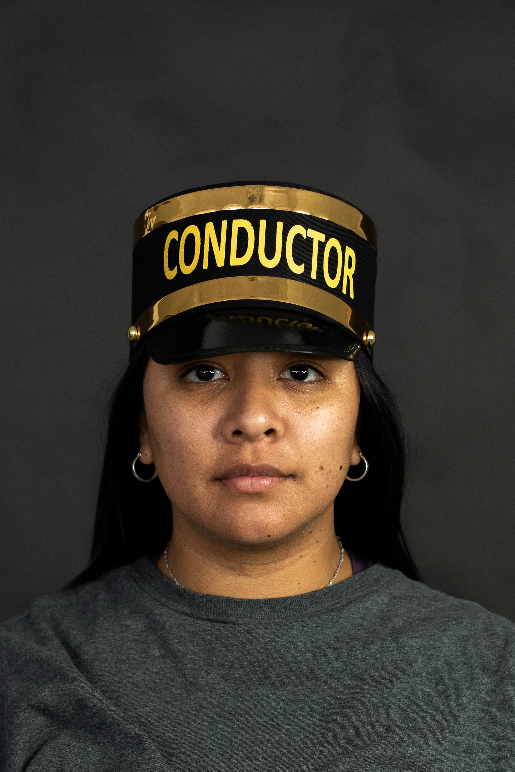 Conductor Lettering Deluxe Black Train Conductor Hat: Gold Lettering, Costume Accessory - Etsy