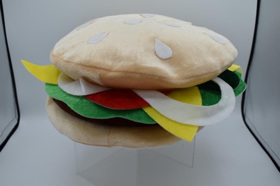 Rubie's Plush Hamburger Headband - Fun Food Costume Accessory, One Size Fits Adults & Teens