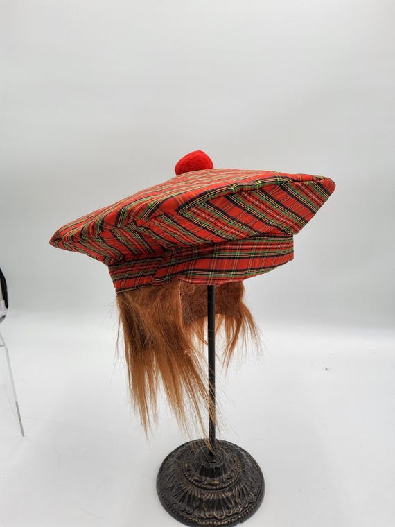 Tam O Shanter Tartan Adult Red Hat Tam O Shanter Tartan Adult Red Hat