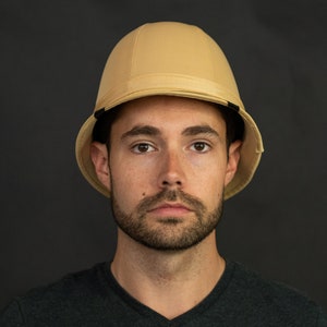Adult Tall British Australian Spanish French Army Pith Helmet Safari Jungle Explorer Colonial Tropical Topee Topi Costume Hat