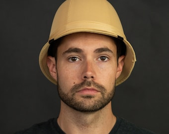 Adult Tall British Australian Spanish French Army Pith Helmet Safari Jungle Explorer Colonial Tropical Topee Topi Costume Hat