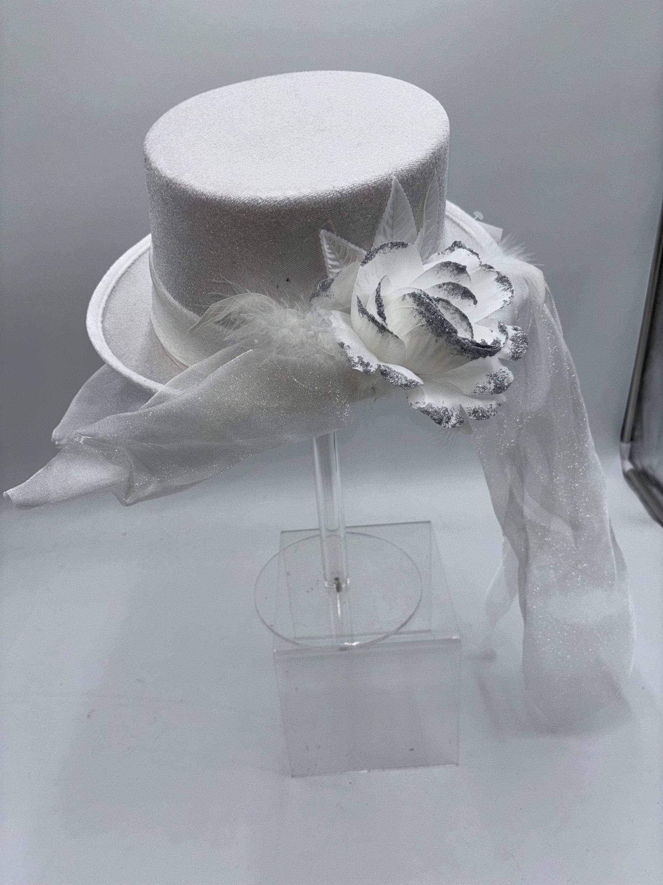 Velvet Veil Hat - Etsy display picture 2