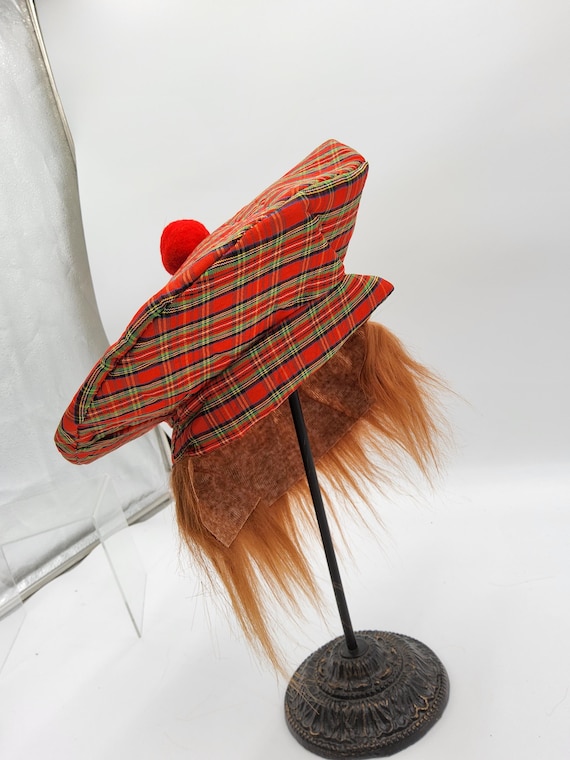 Tam O Shanter Tartan Adult Red Hat Tam O Shanter Tartan Adult Red Hat