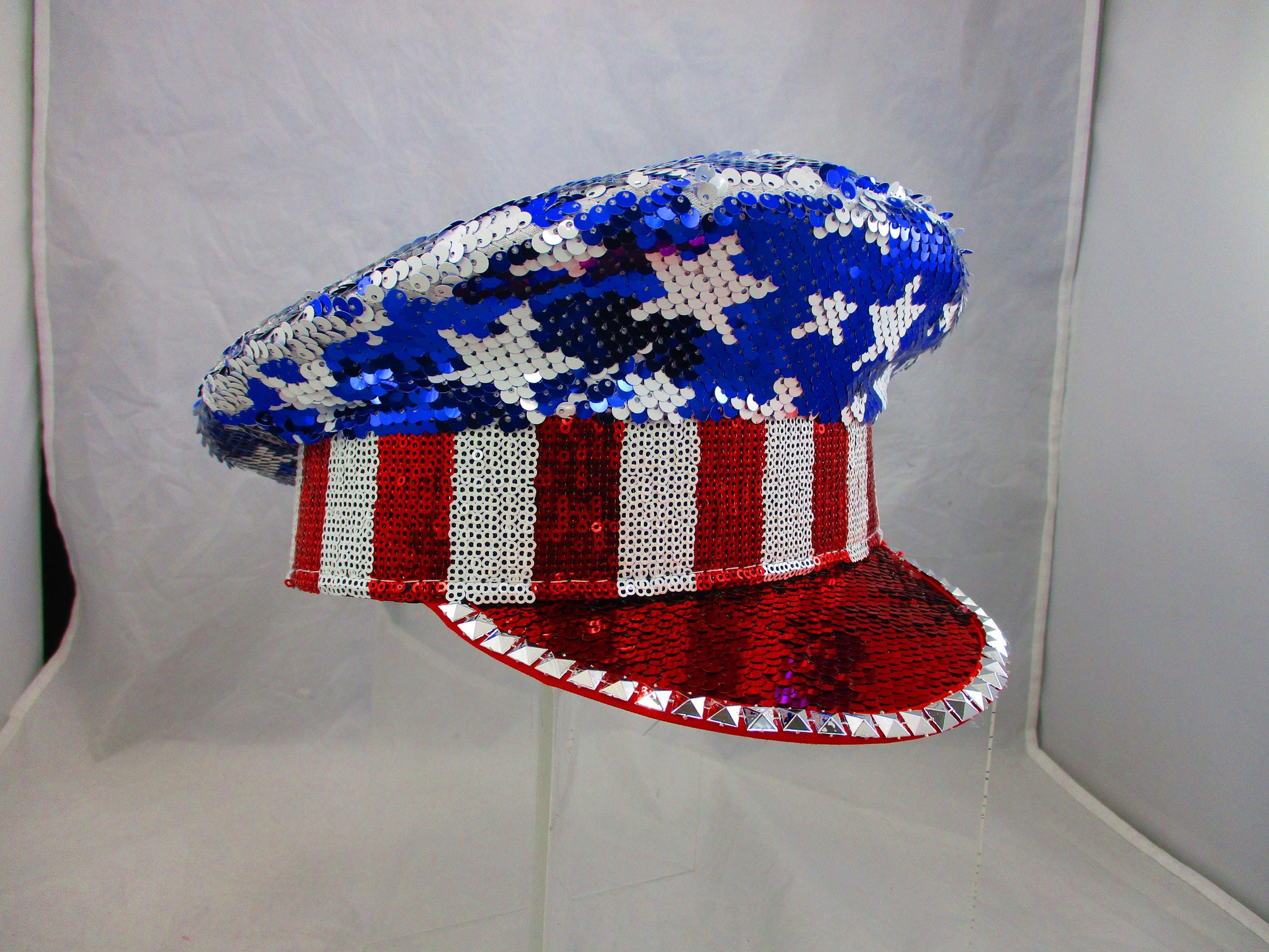 Deluxe Red White and Blue 4th of July Patriotic American  display picture 2