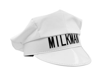 White Milkman Milk Man Hat Unisex Adult 