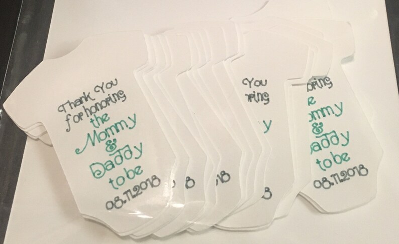 Baby Shower Thank you goodie bag tags