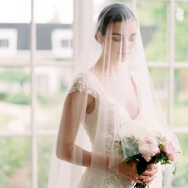 how to make a two tier veil