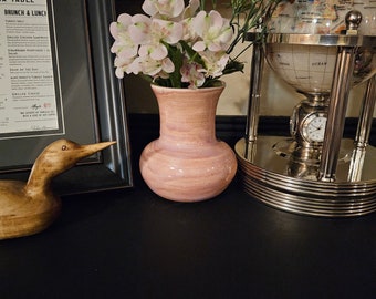 Studio Art Pottery Vase in Pink