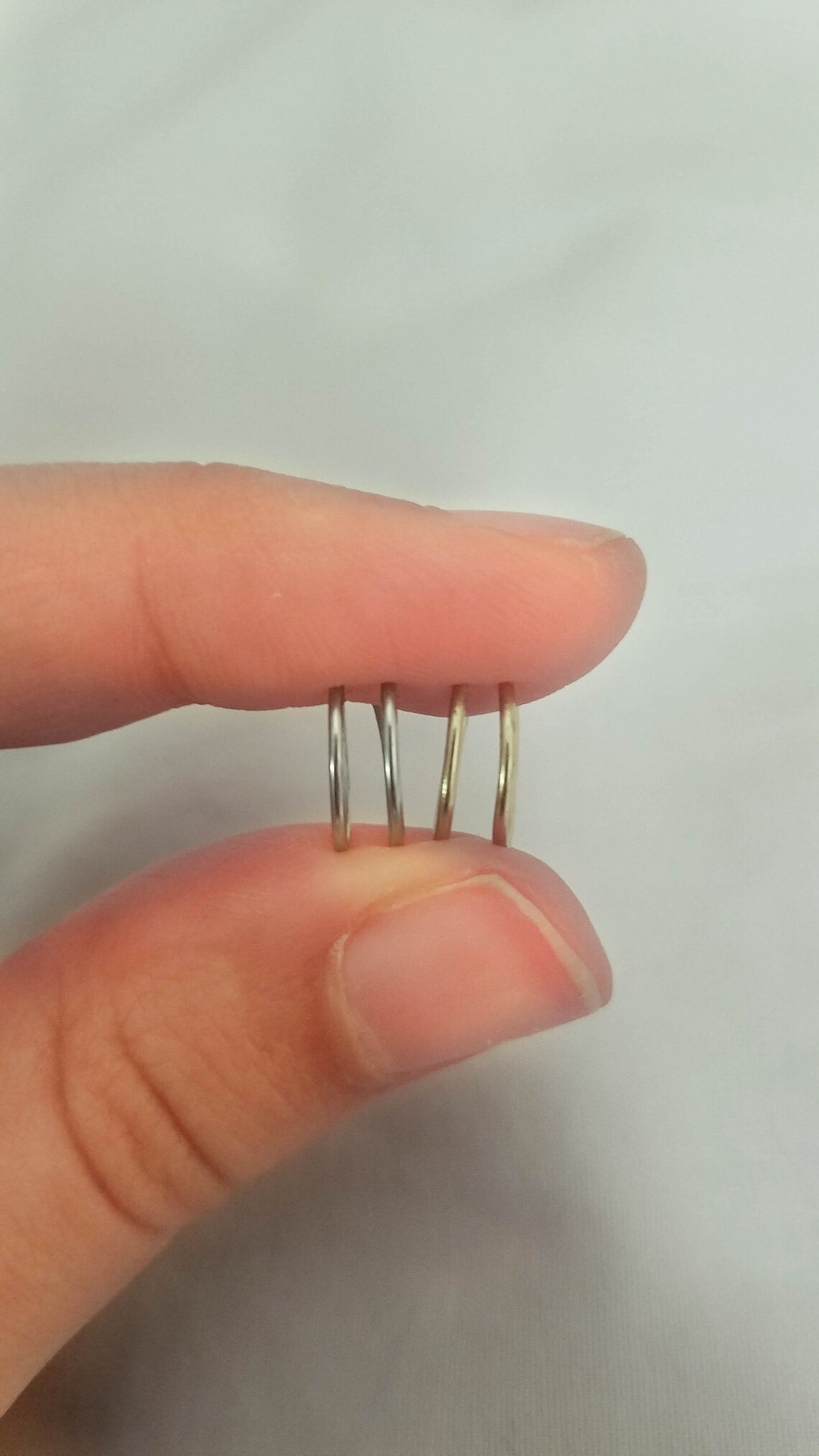 Fake Double Nose Ring Silver or Gold No Piercing Needed Etsy