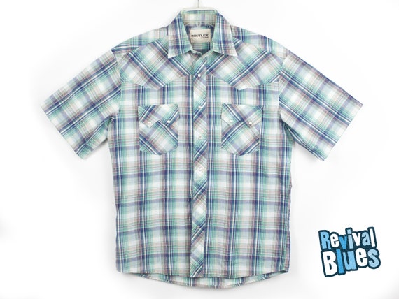 wrangler short sleeve western shirts