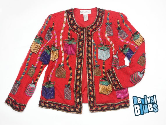 sequin evening jacket