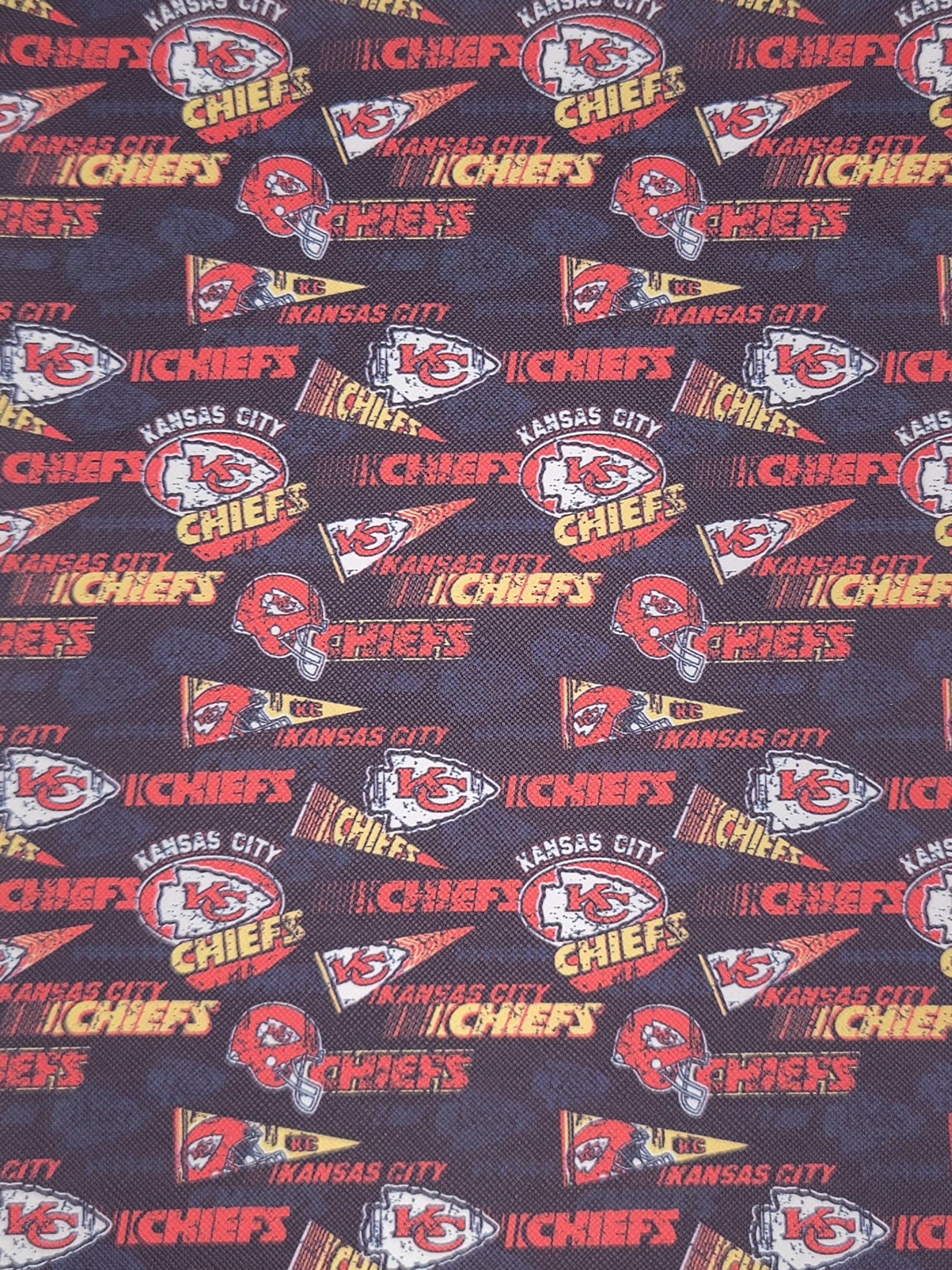 Faux Leather Sheets Kansas City Chiefs KC Royals Fake Leather
