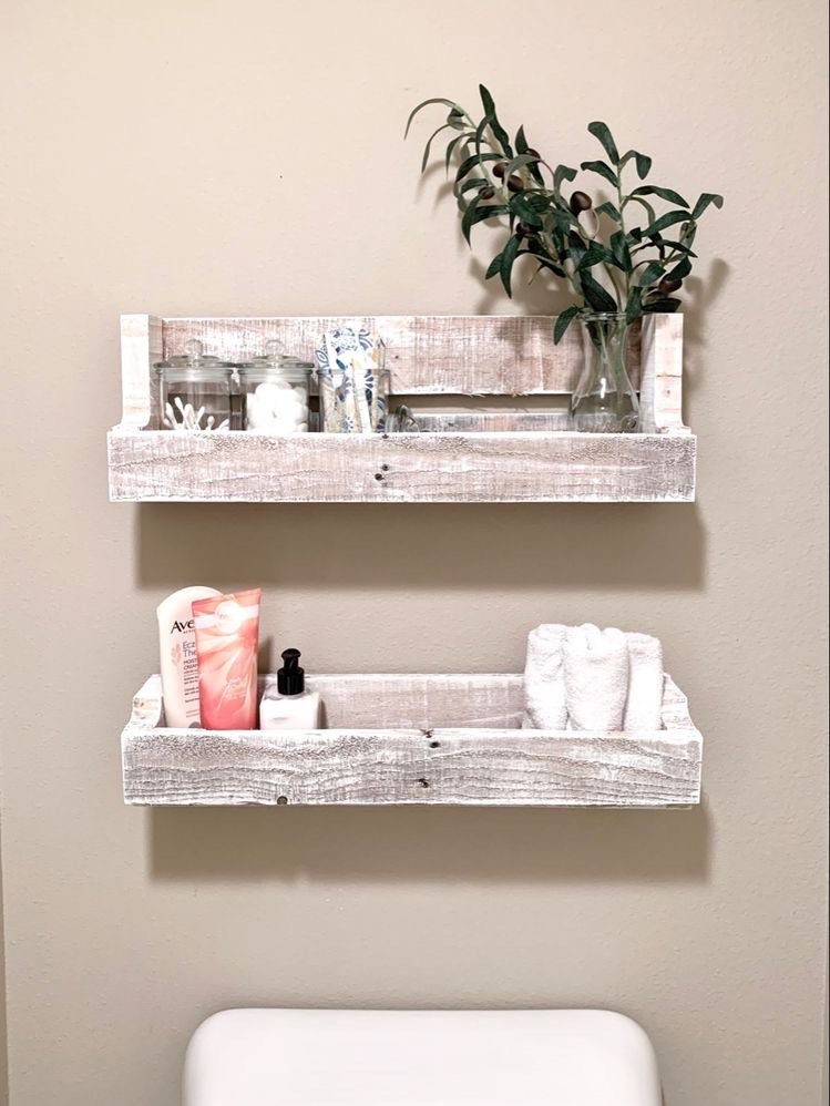 Pallet Wood Shelves 2 Etsy
