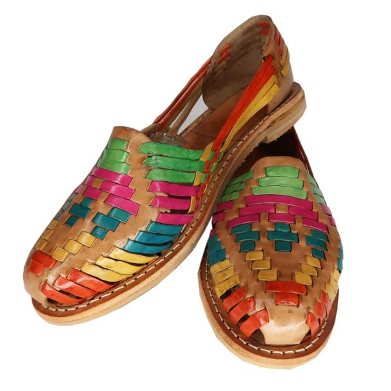 colorful huaraches sandals