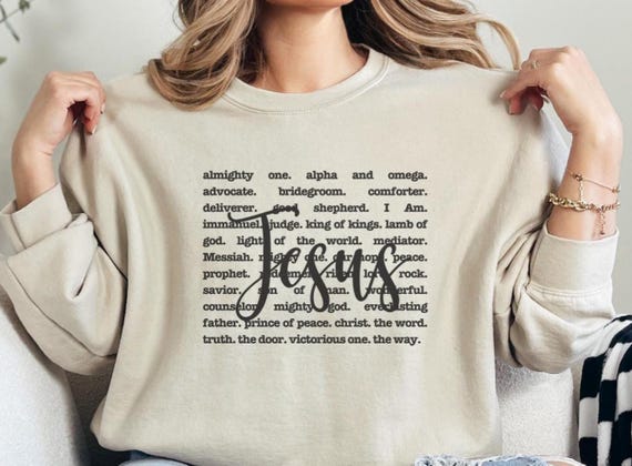 Christian Streetwear Jesus Loves You Christian Merch Love Like Jesus Christian Crewneck Jesus Sweatshirt Jesus Is King