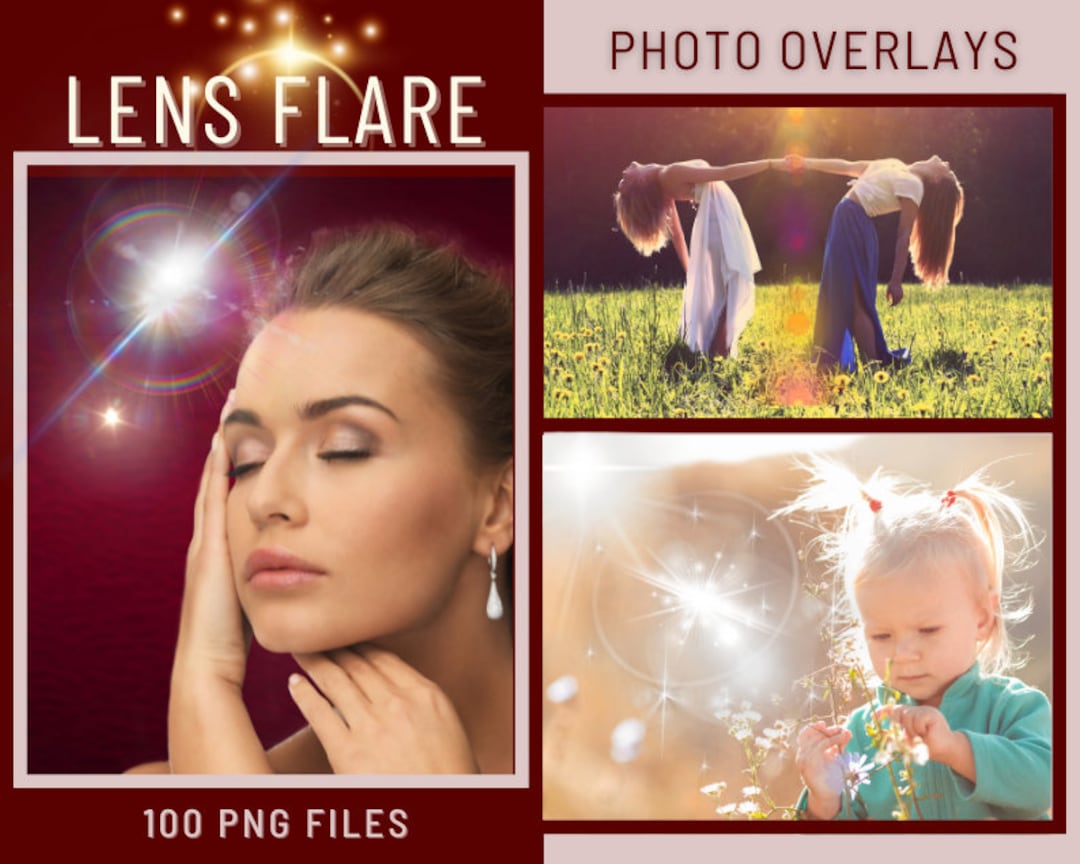 CAMERA LENS Flare & Rays. Photoshop, Photo Overlays. High Quality, PNG ...