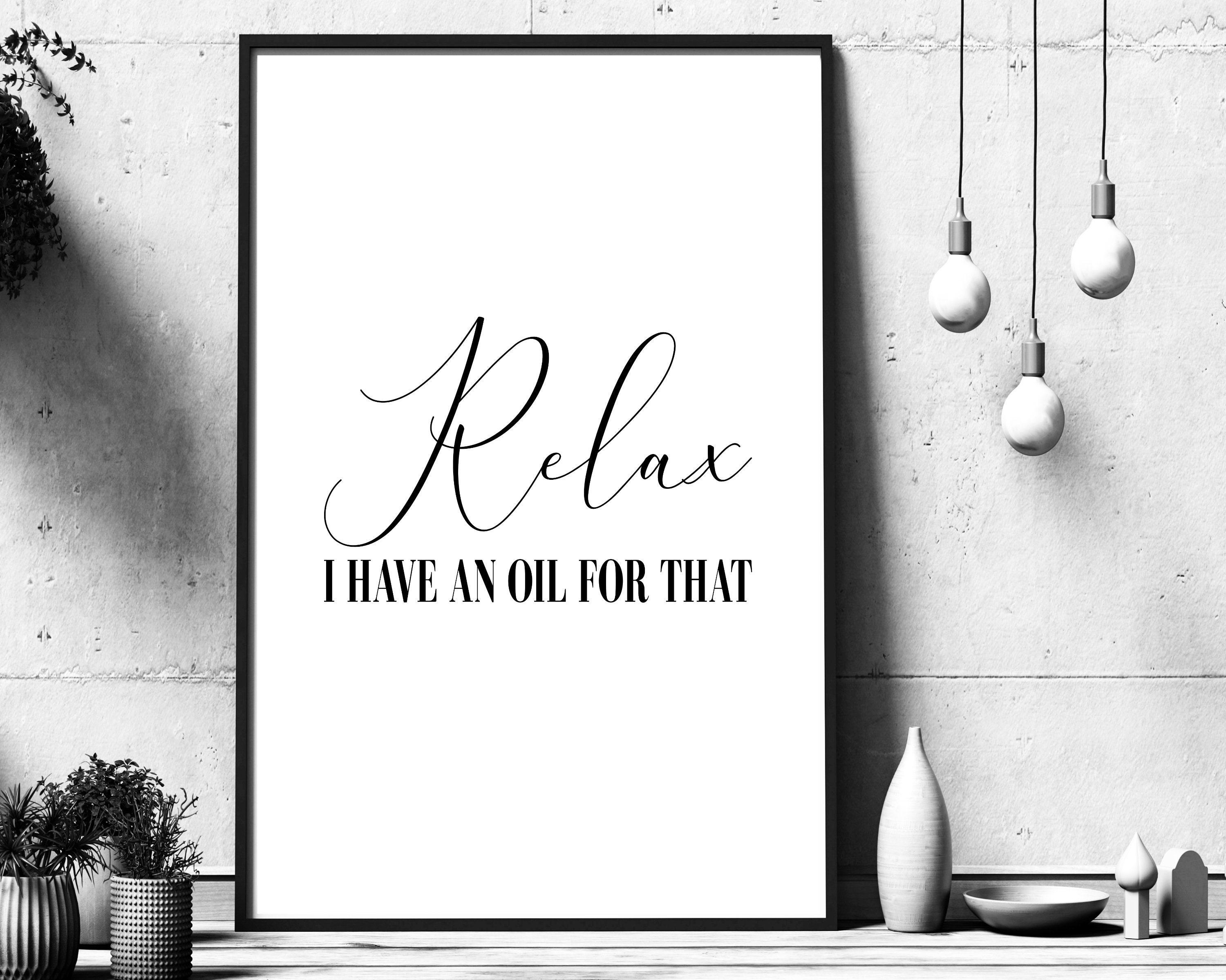 Aromatherapy Essential Oil Quotes Wall Art Poster Print Etsy