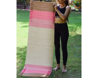 Yoga Mat 2x6 Ft, Eco Friendly Non Slip Alignment Yoga Mat for Pilates, Fitness, Meditation, Fitness, Exercise Gift