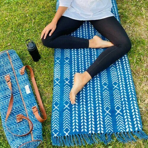 2x6 Ft Multicolor Yoga Mat Sweat & Slip Resistant Prayer Etsy