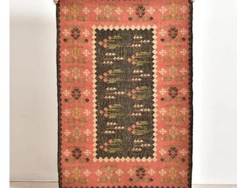 Tapis Oushak noué à la main anatolien sku 2194