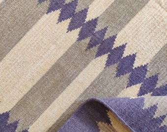 8X10 Wool Flatweave Rug, Wool Bedroom Rug, Wool Area Rug, Living Room Rugs, Handwoven Wool Rug, Indoor Wool Rug, Custom Size Rug 9X12 Rug