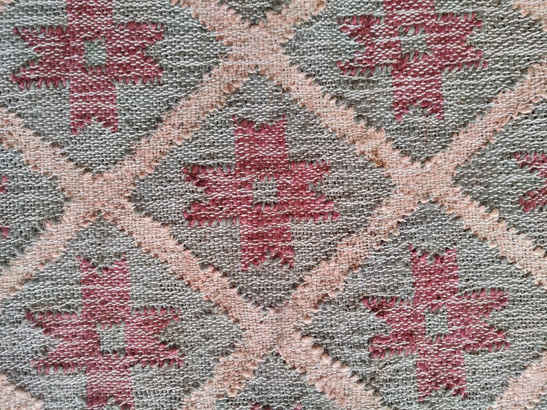 Hand Woven Natural Jute cotton rug, Boho Home Decor, Bohemian Decor Rug, Traditional Runner Rug, Living And Porch Area Rug, Rugs For Bedroom