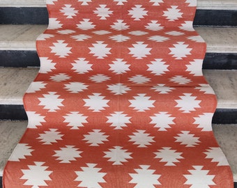 Flatwoven Cotton Runner, Entryway Runner, Stair Runner, Bedside Runner, Kitchen Runner, Hallway Runner, Living Room Rug, Hand Woven Runner